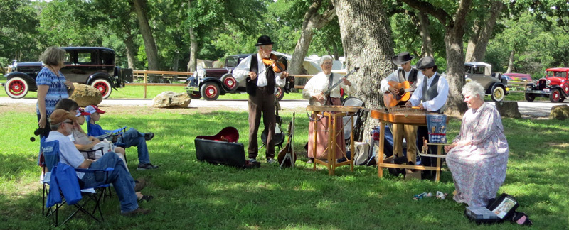 People enjoying an event at Confederate Reunion Grounds